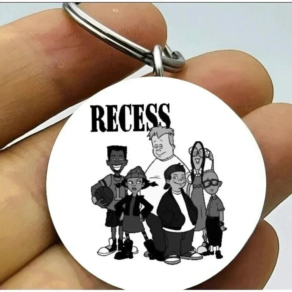 Recess Hot Cute Kid Kids Children Funny Cartoon Tv Show Keychain